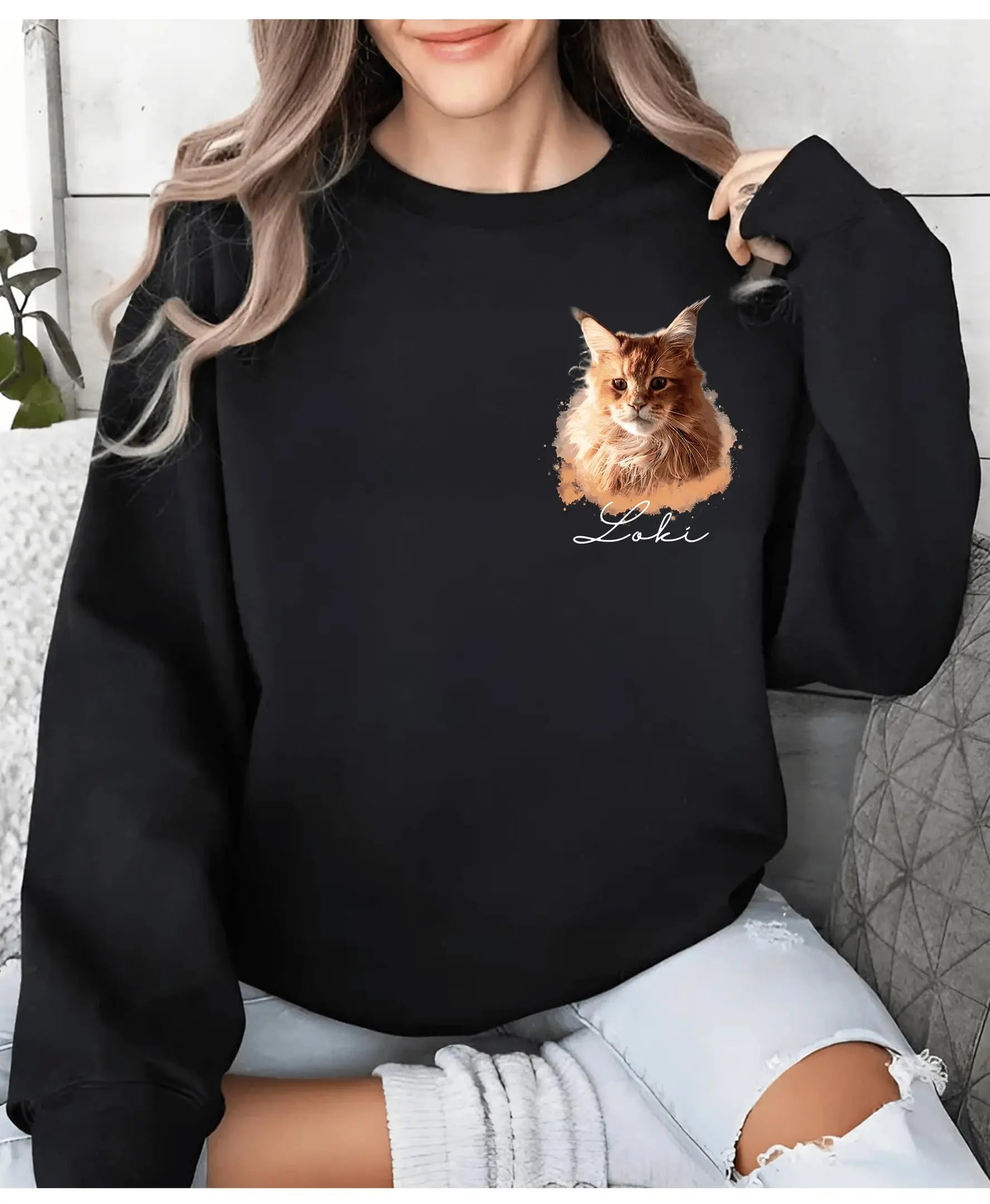 Custom Cat Shirts for Women Men Personalized Cat Gifts VulcanAce