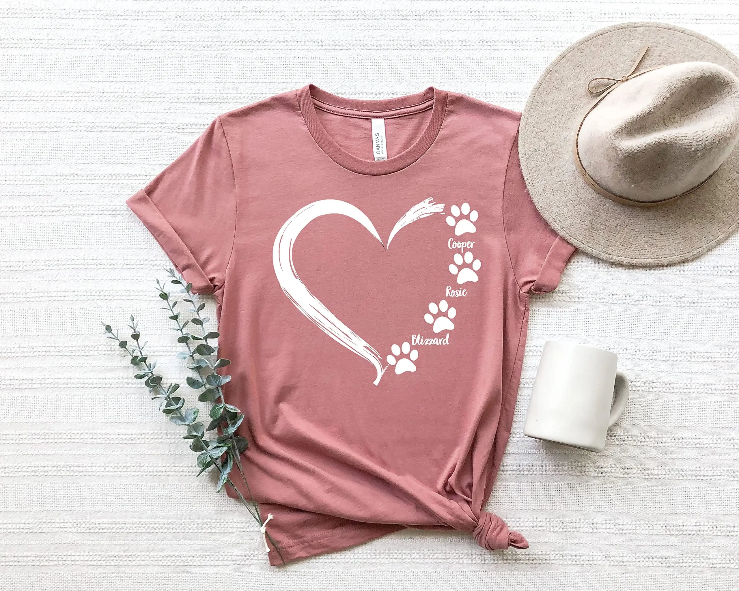 Custom Dog Mom Shirt With Names Gift For Dog Lover Alphacolorstore