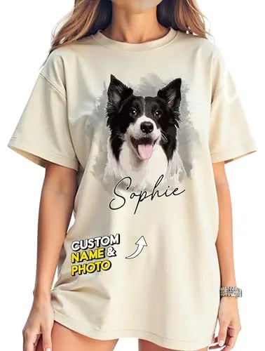 Custom Dog Shirt for Women Men - Personalized Pet Tee 68PHALO