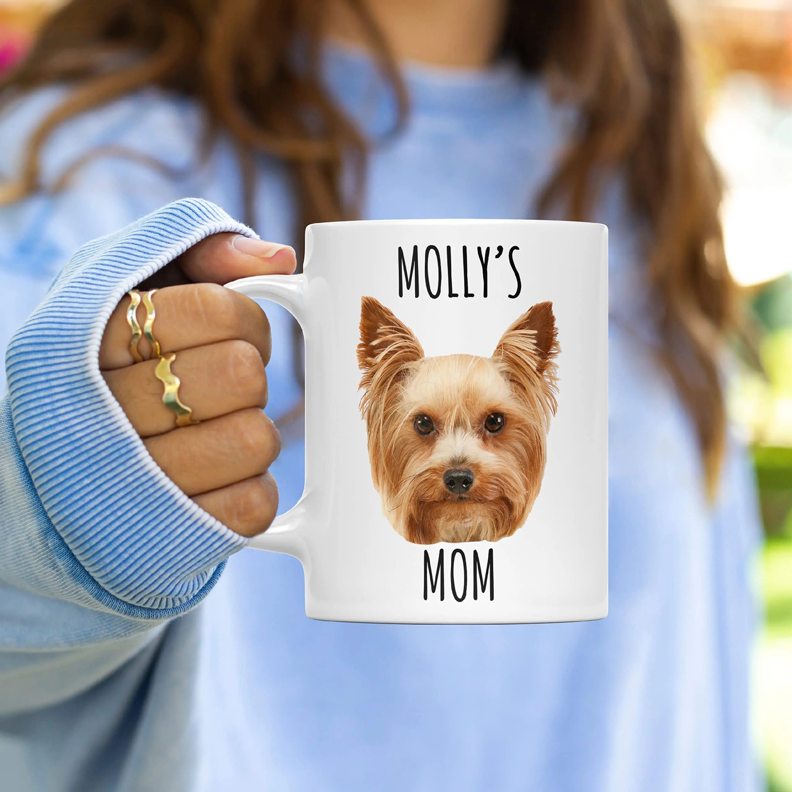 Custom Mug With Your Pets Face Personalized Dog Mom Mug USA Custom Gifts