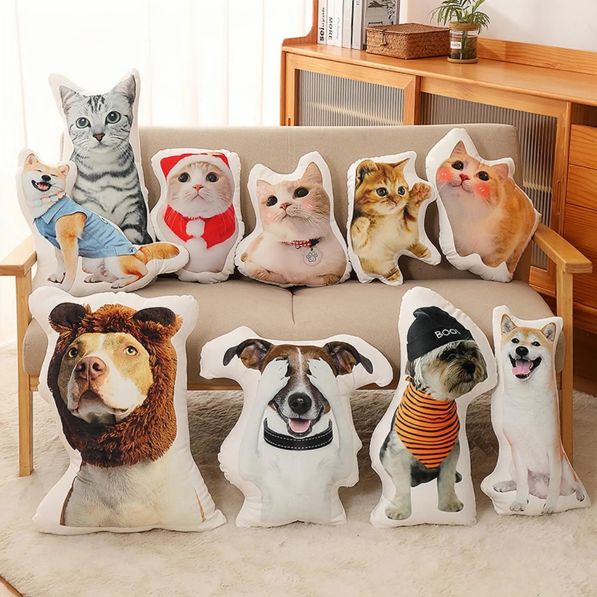 Generic Custom Pet Pillow Unique Gift for Pet Lovers 20inch Nanming