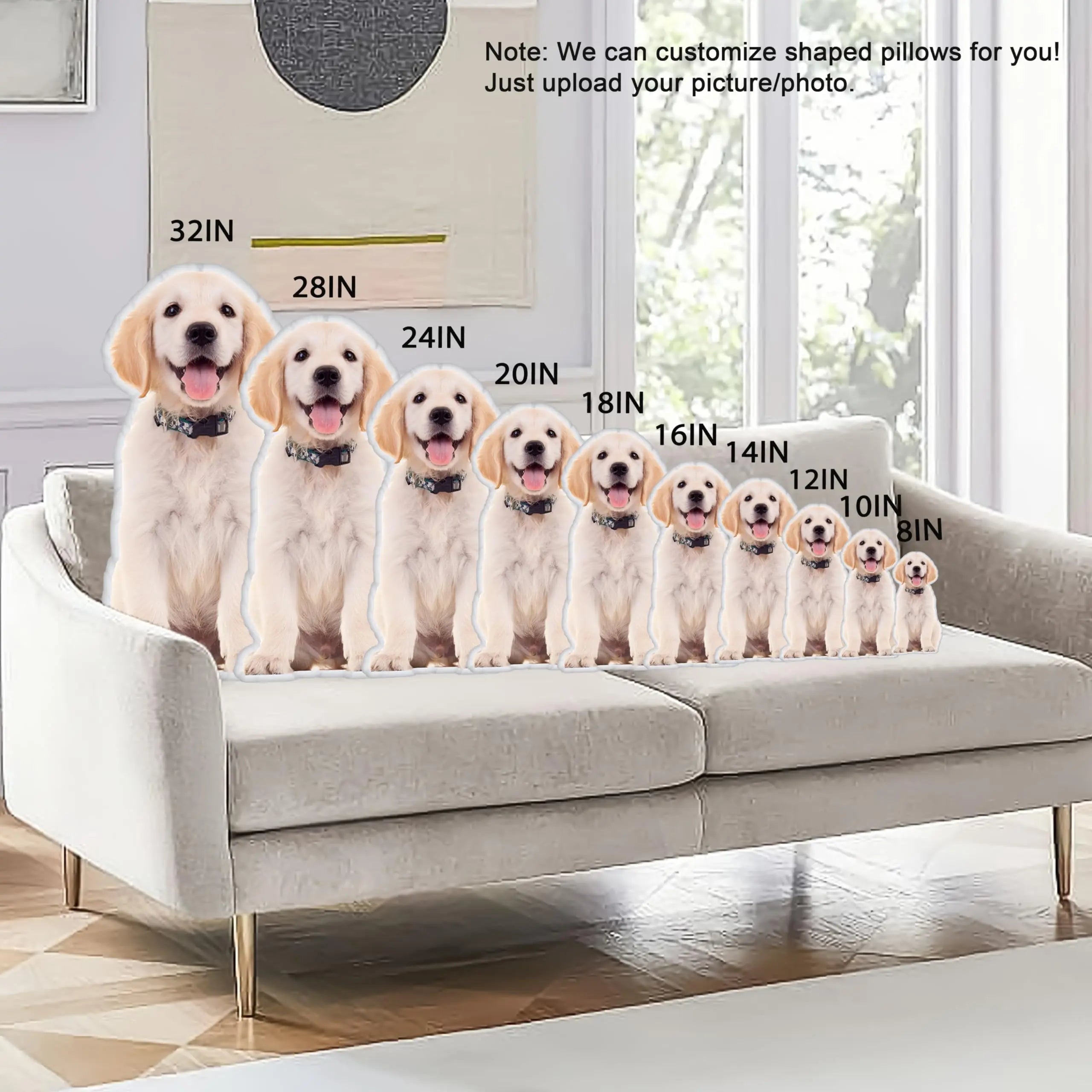 Generic Custom Pet Pillow Unique Gift for Pet Lovers 20inch Nanming