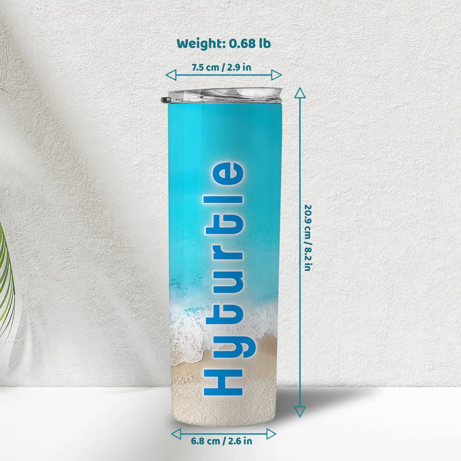 Hyturtle Personalized Picture Dog Mom Skinny Tumbler Gifts for Dog Lover Owner on Valentine&