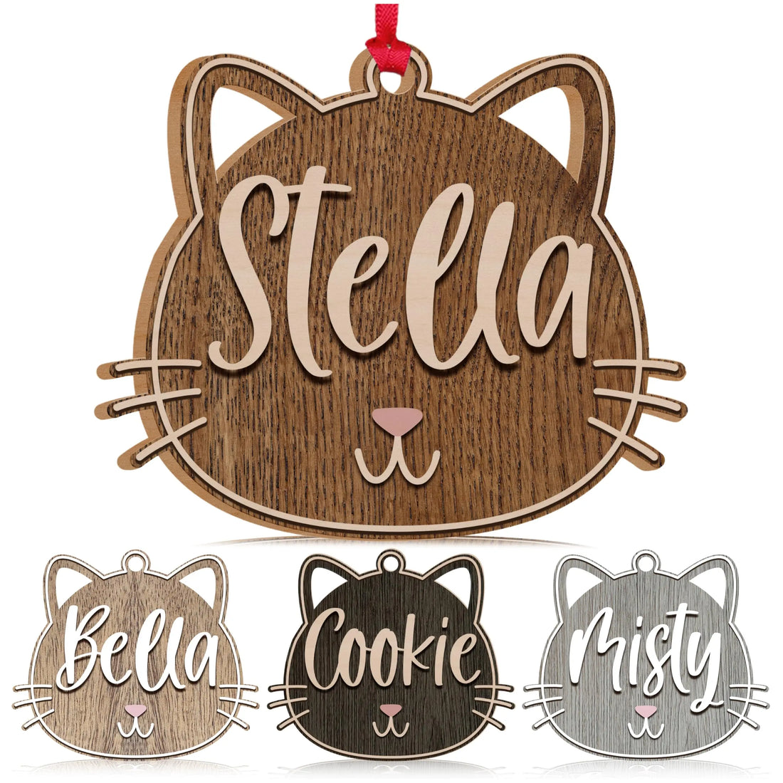 Personalized Cat Memorial Ornament - Custom Acrylic Keepsake UNIQUE CUSTOM GIFTS