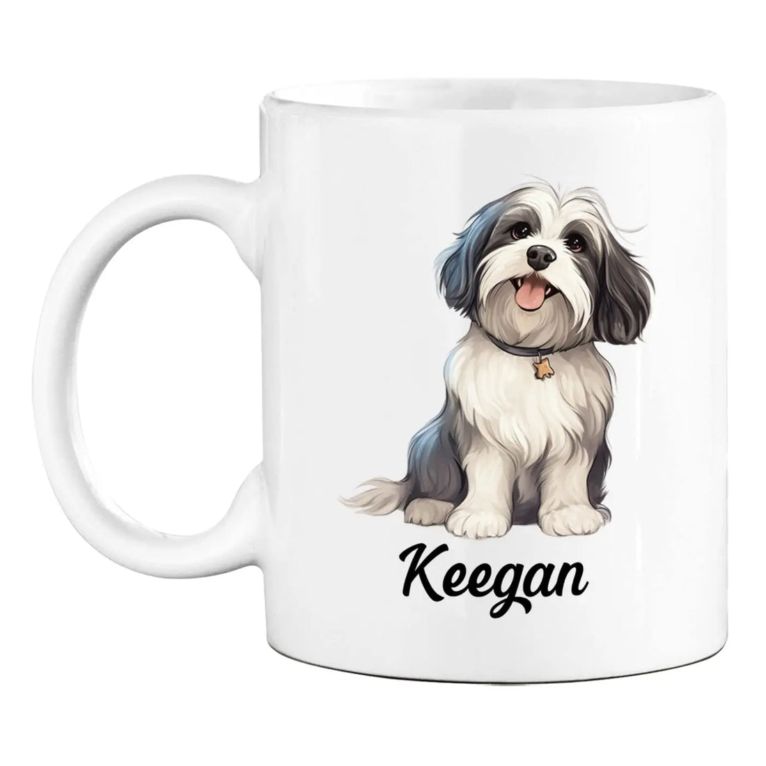 Personalized Choose Name Havanese White Coffee Mug Cup Gift For Havanese Dog Dad Dog Mom, Customized Havanese Dog Lover Ceramic Tea Cup 11 Oz 15 Oz, Novelty Havanese Travel Coffee Cup, Havanese Mug Elido Store