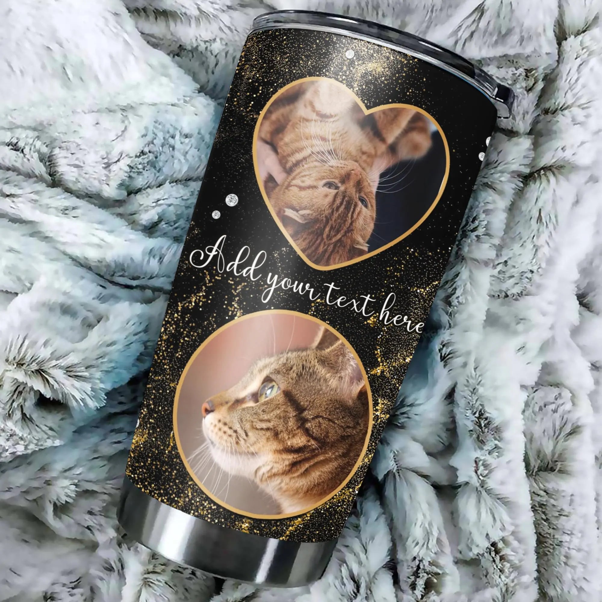 Personalized Dog Dad Tumbler Custom Photo Travel Coffee Mug Insulated Cup with Lids Stainless Steel 20 30 Oz Gifts for Men Dads from Best Pet Lovers Fathers Day Dorris