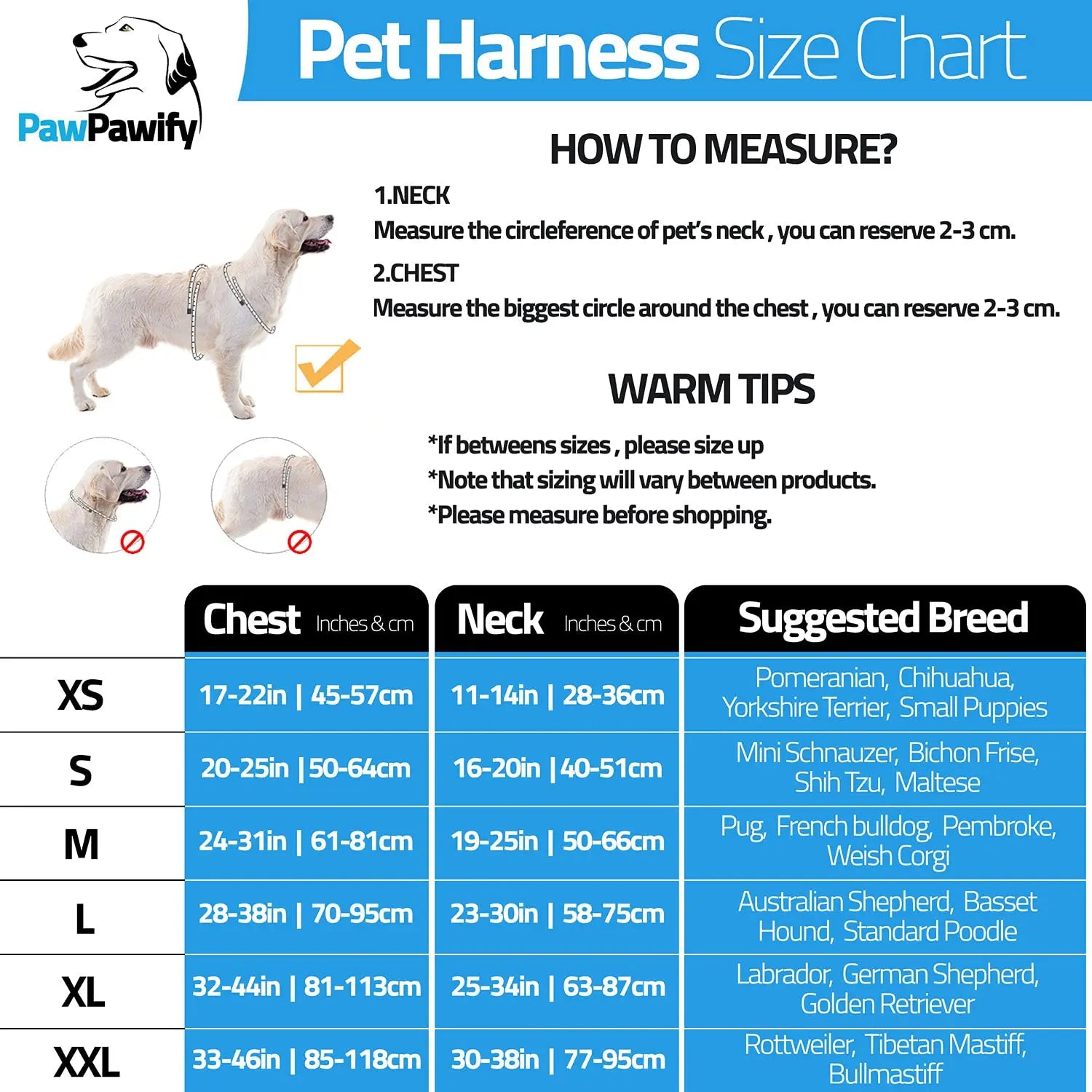 Personalized No Pull Dog Harness with Custom Name and Phone Number by PawPawify, Heavy Duty Pet Vest to Prevent Tugging, Pulling, or Choking, Training and Walking L Chest 28-38in Color Grid PawPawify