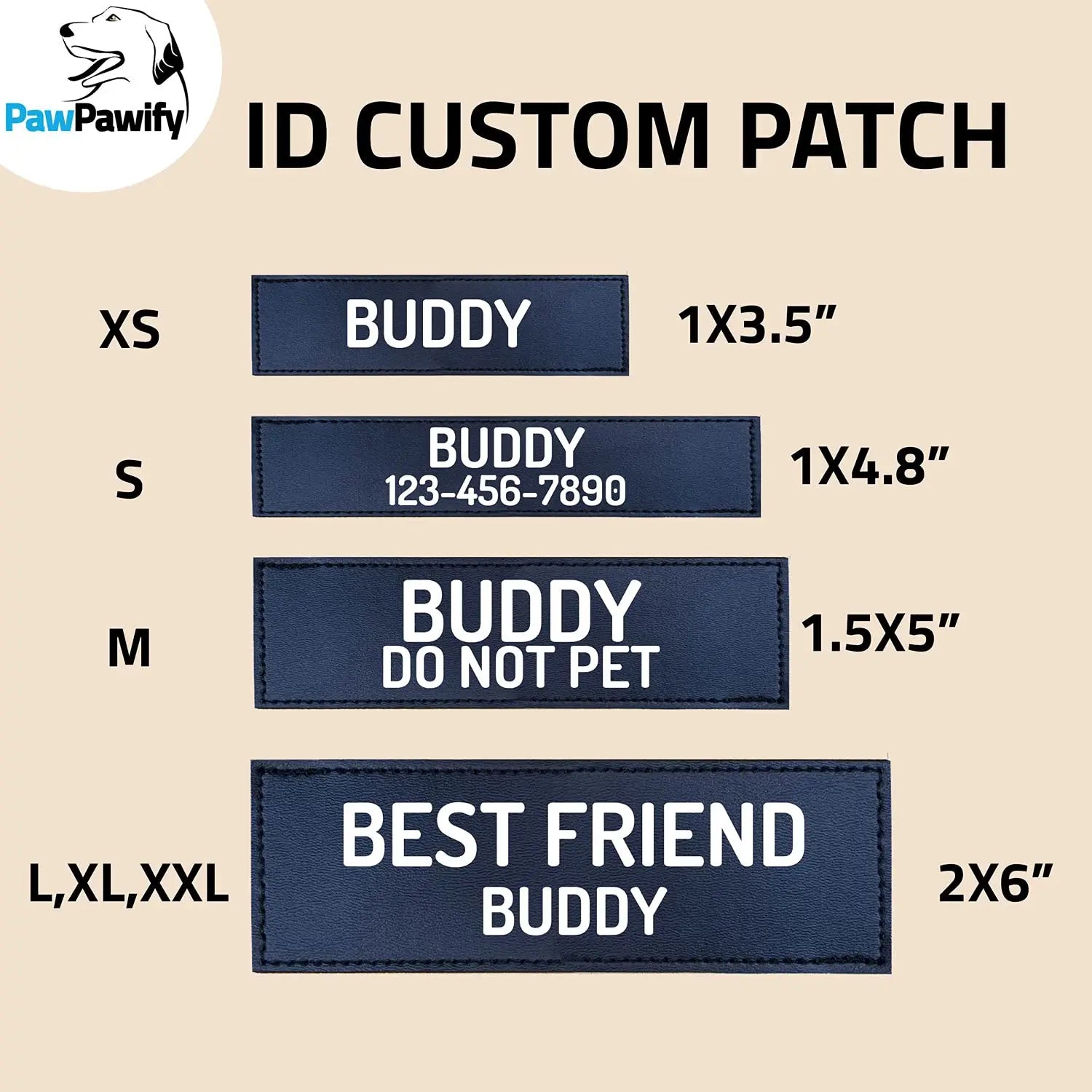Personalized No Pull Dog Harness with Custom Name and Phone Number by PawPawify, Heavy Duty Pet Vest to Prevent Tugging, Pulling, or Choking, Training and Walking L Chest 28-38in Color Grid PawPawify