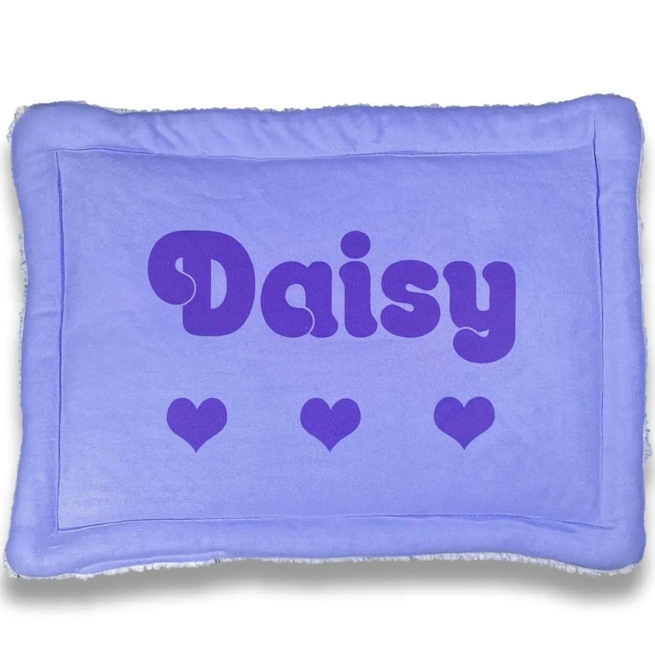 Personalized Pet Comfort Mat - Customizable Dog Bed Cushion for Crates, Carriers, and Kennels - Small Size - Available in Multiple Colors Custom Catch