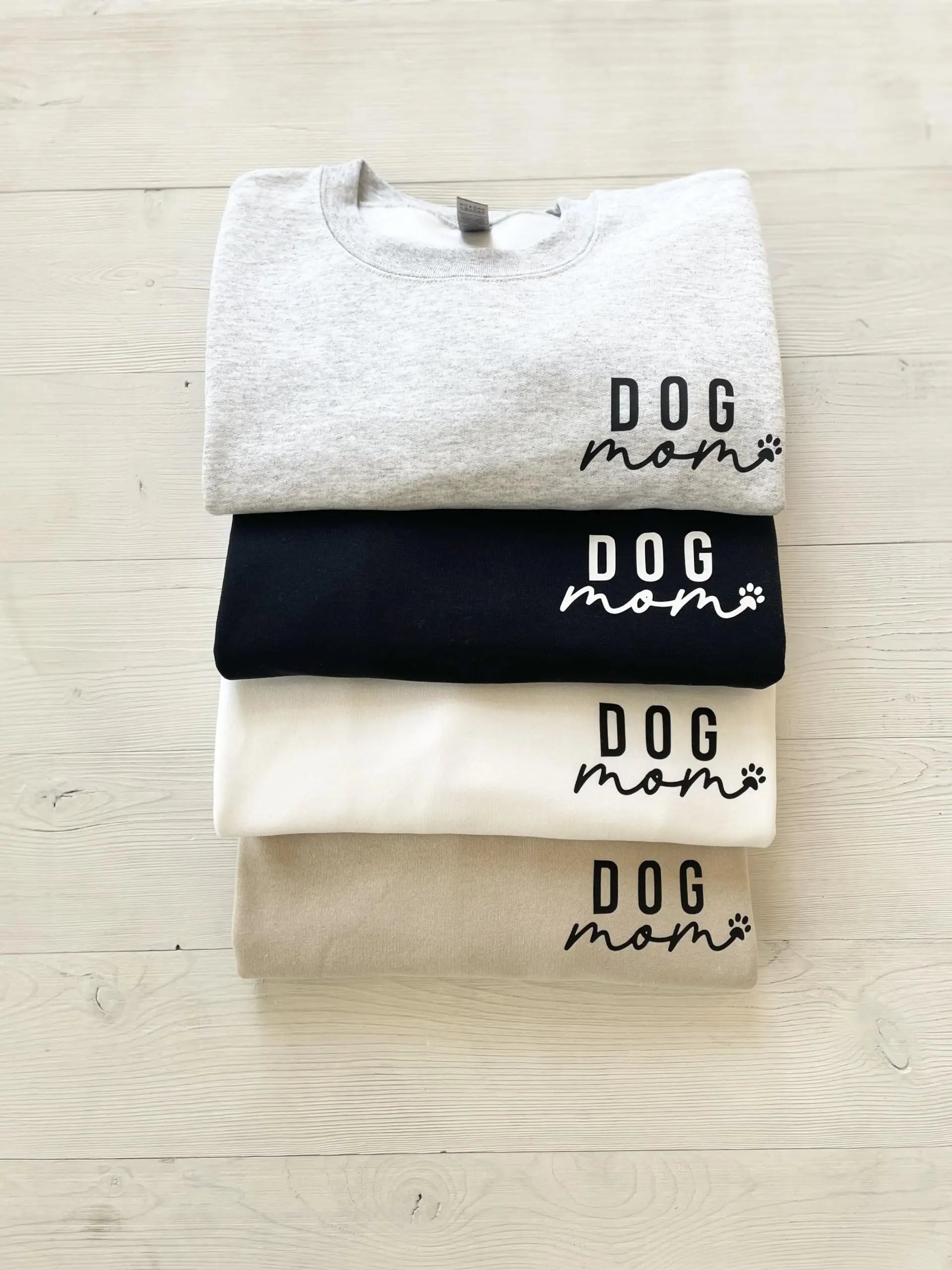 Up2ournecksinfabric Custom Dog Mom Sweatshirt - Women&
