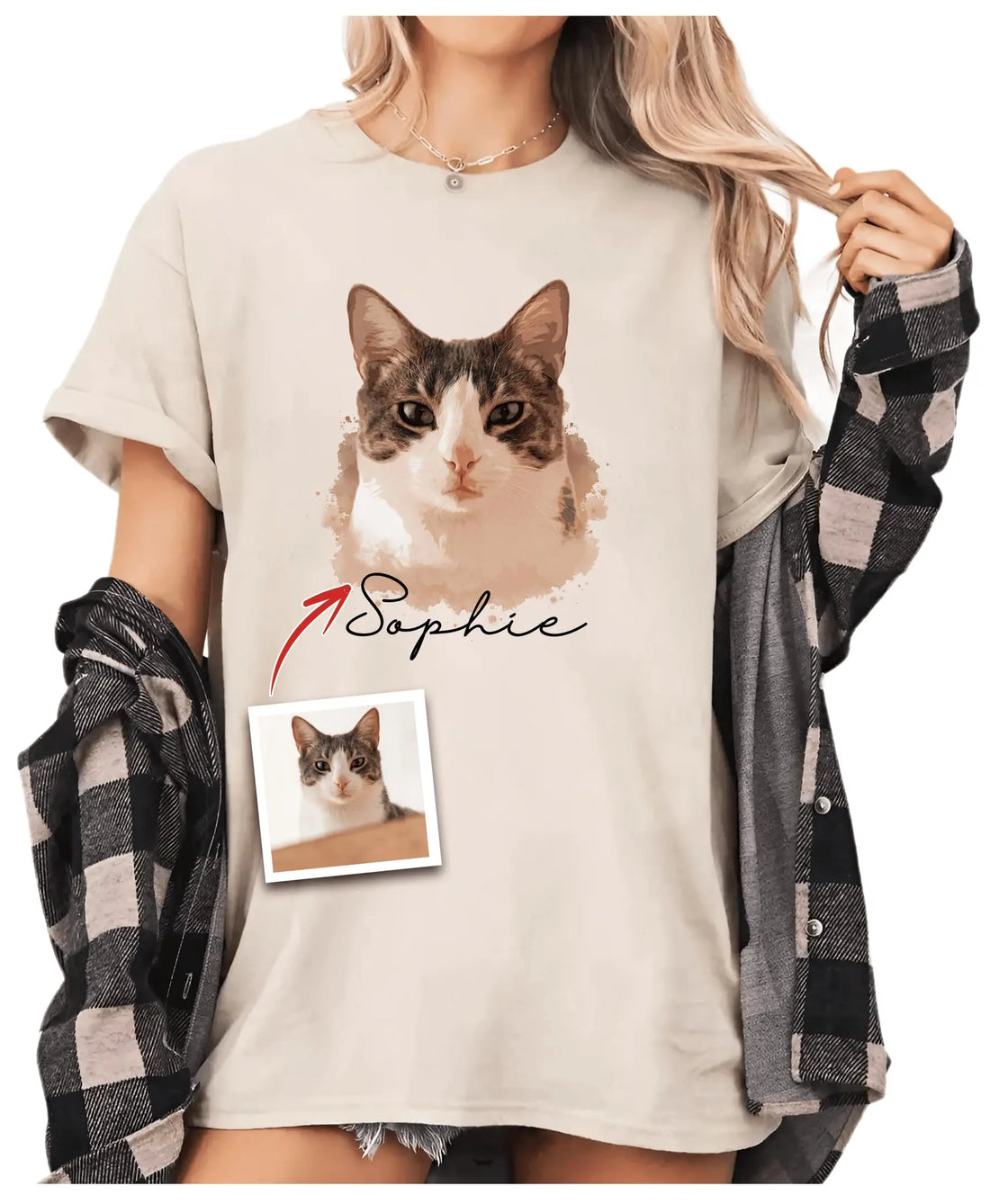Custom Cat Shirts for Women Men Personalized Cat Gifts VulcanAce