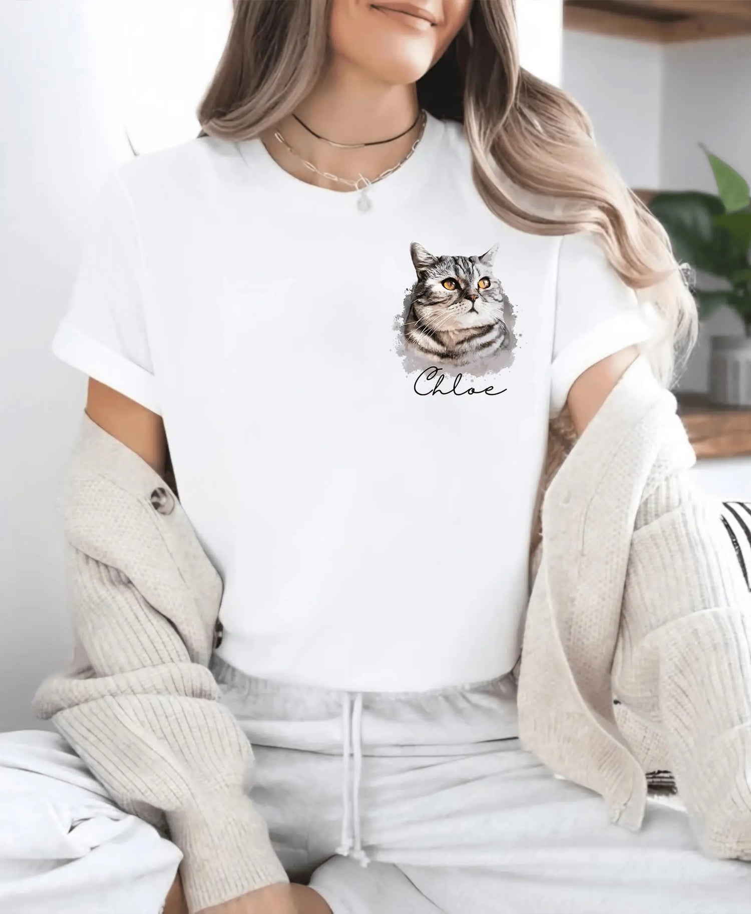 Custom Cat Shirts for Women Men Personalized Cat Gifts VulcanAce