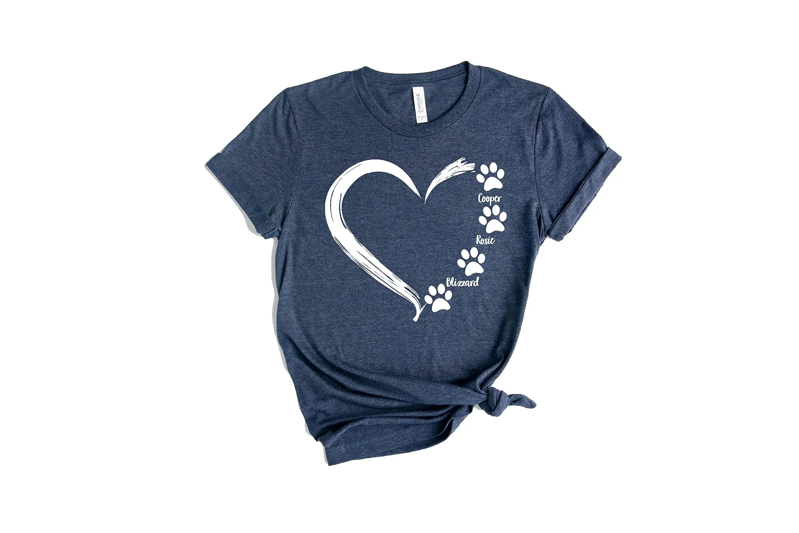 Custom Dog Mom Shirt With Names Gift For Dog Lover Alphacolorstore