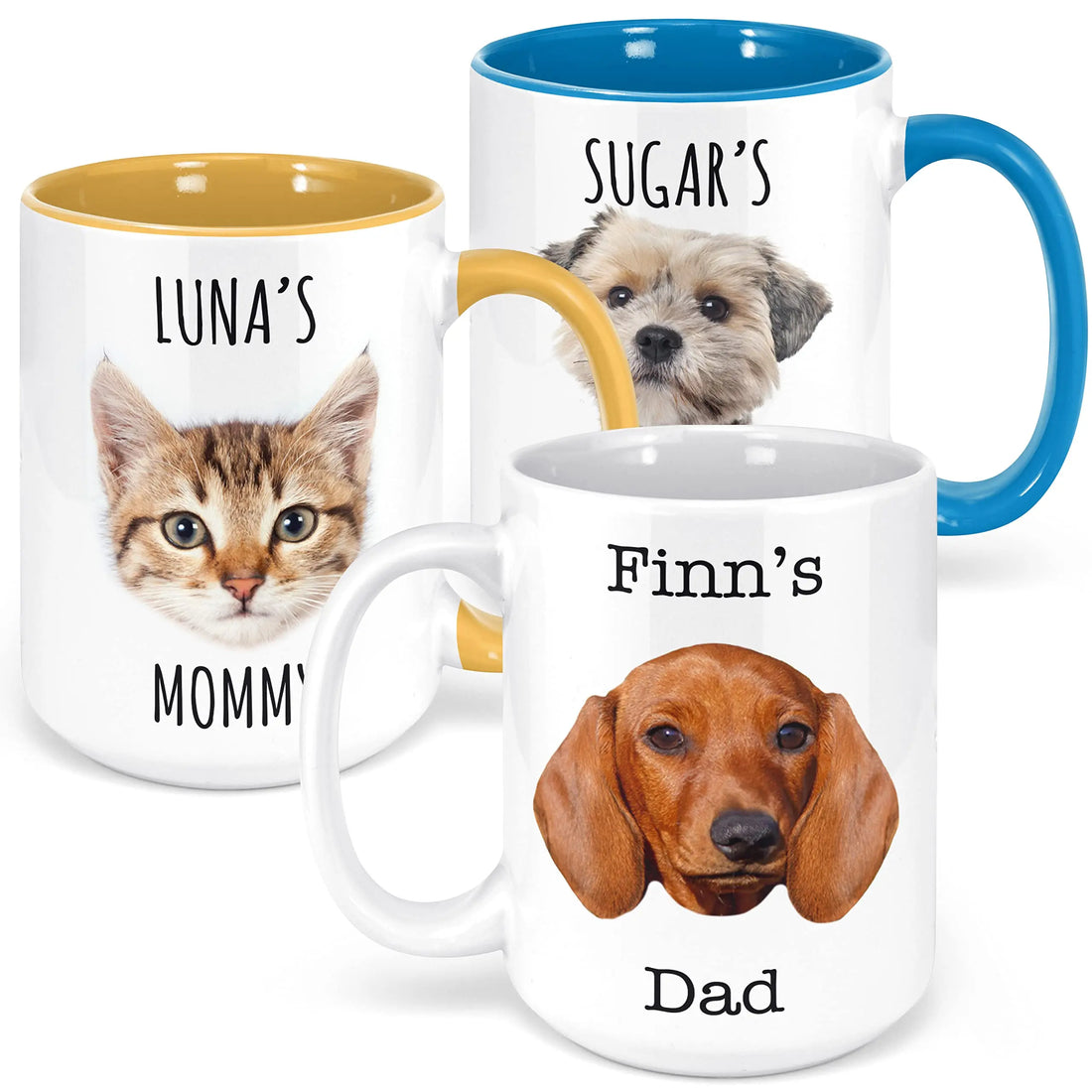 Custom Mug With Your Pets Face Personalized Dog Mom Mug USA Custom Gifts