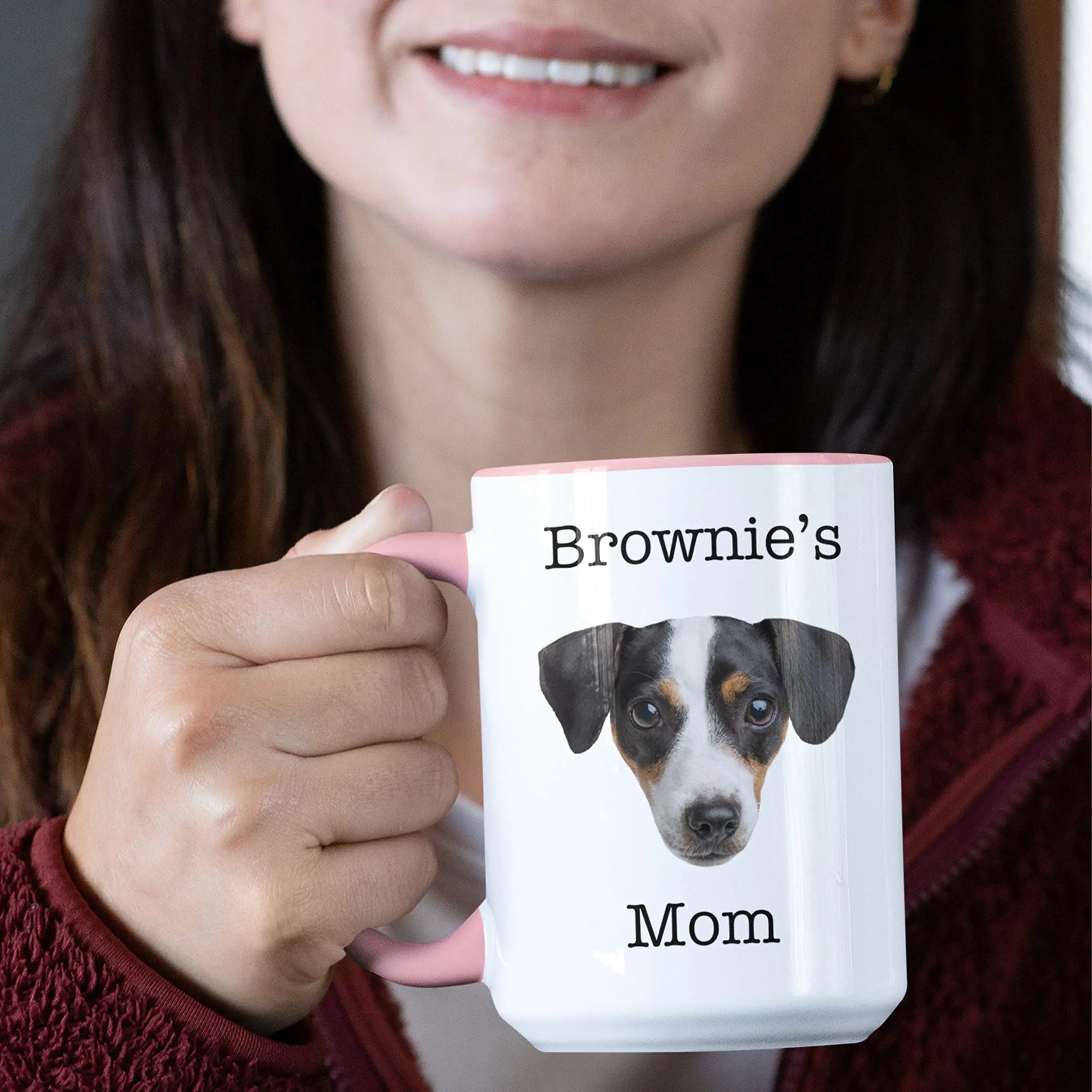 Custom Mug With Your Pets Face Personalized Dog Mom Mug USA Custom Gifts