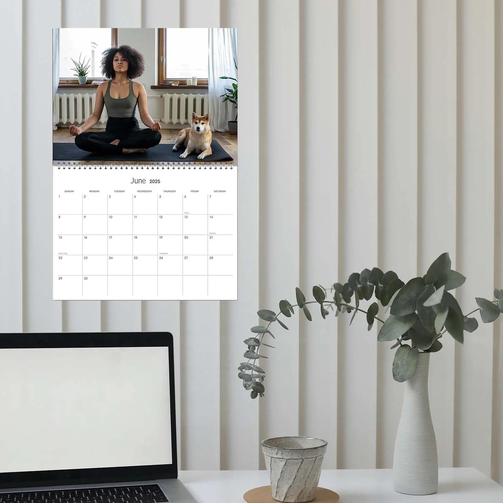 Custom Photo Wall Calendar 2025 for Home &amp; Office - Print Your 13 Memories Dog Calendar,Make Your Own Personalized Pet Calendar 2025 - Customized Christmas Gift 8.5&quot; x 11&quot; KENJIEY