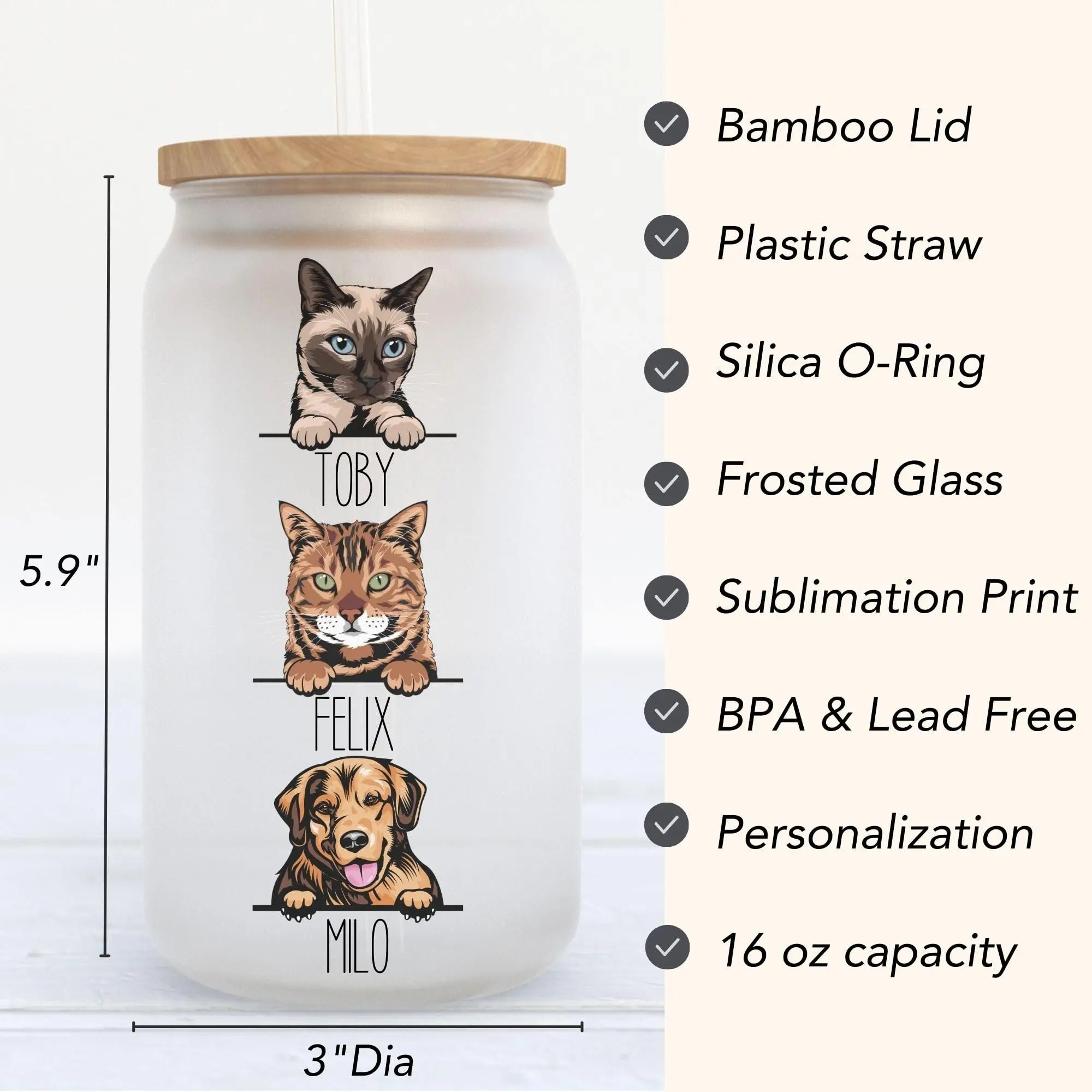 Customizable Cat Mom Tumbler - Unique 16 oz Gift Cup Olive Tree Gifts