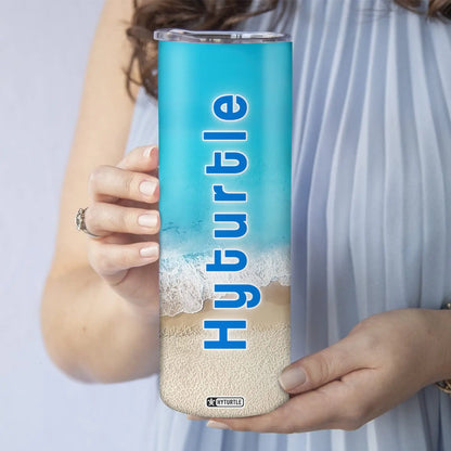 Hyturtle Personalized Picture Dog Mom Skinny Tumbler Gifts for Dog Lover Owner on Valentine&