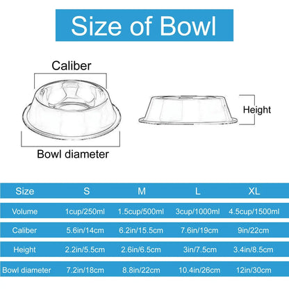 JMIPET Stainless Steel Cat Bowls, 2Pcs, Non-Slip, Customizable, 7 Oz, Food and Water, Easy to Clean JMIPET