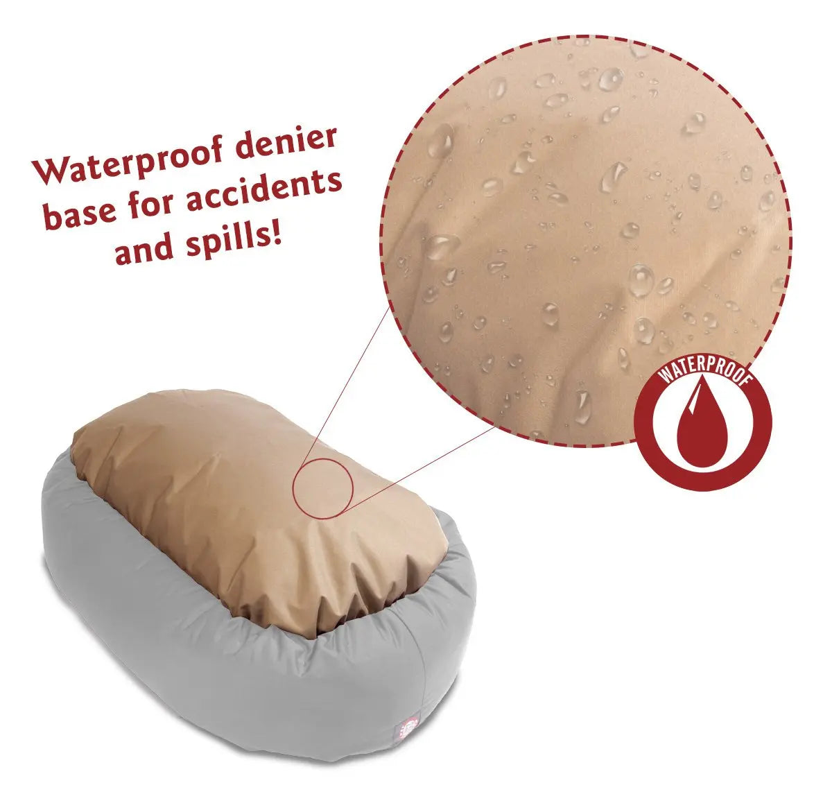 Majestic Pet Anderson Check Personalized Bagel Dog Bed Small Majestic Pet