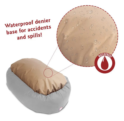 Majestic Pet Anderson Check Personalized Bagel Dog Bed Small Majestic Pet