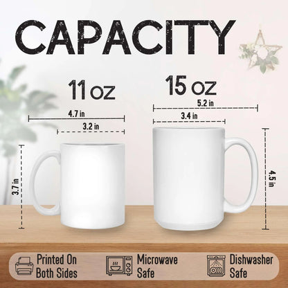 Personalized Baby Cat White Ceramic Cups 11Oz Or 15Oz, Custom Choose Name Pet Coffee Mugs, Novelty Cat Tea Cup Gift For Cat Lovers, Funny Cat Travel Mugs, Pet Mugs Presents ELPSTORE
