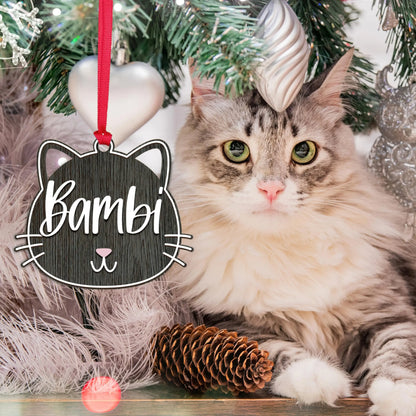 Personalized Cat Memorial Ornament - Custom Acrylic Keepsake UNIQUE CUSTOM GIFTS