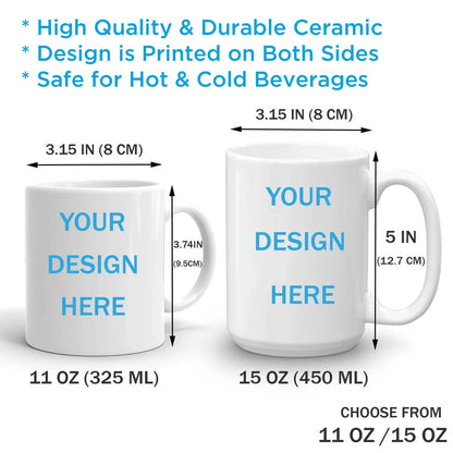 Personalized Coffee Mug For Cat Lovers, Custom Best Cat Dad Ever Just Ask Cup, Gifts Ideas For Dads Daddy Father Papa Cats Owners (Dad - 1 Cat) CUSTOMINE UNIQUE