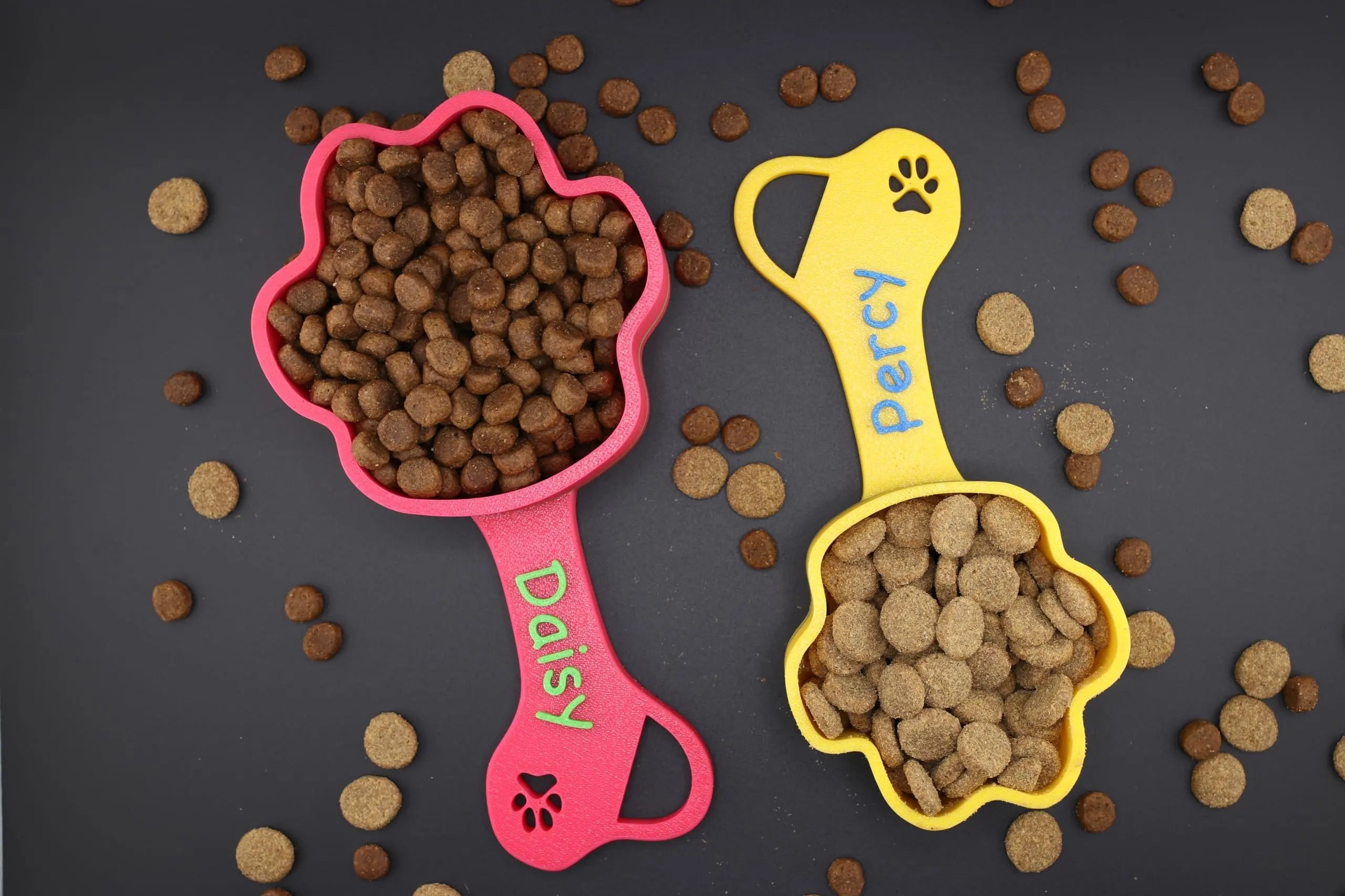 Personalized Dog Food Scoop Custom Scooper Pet Kibble Scoop Food Dispenser Dog Measuring Cup Custom Pet Accessories Gift Idea For Dog Lover (14oz - 1.75 Cup) Kibblescoop