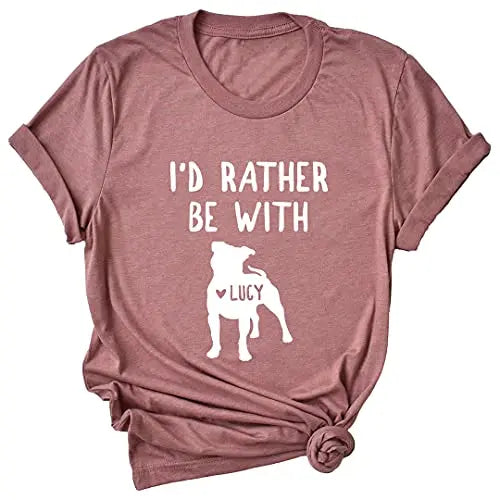 Personalized Dog Names T-Shirts for Women Funny Dog Mom LEVY PAW
