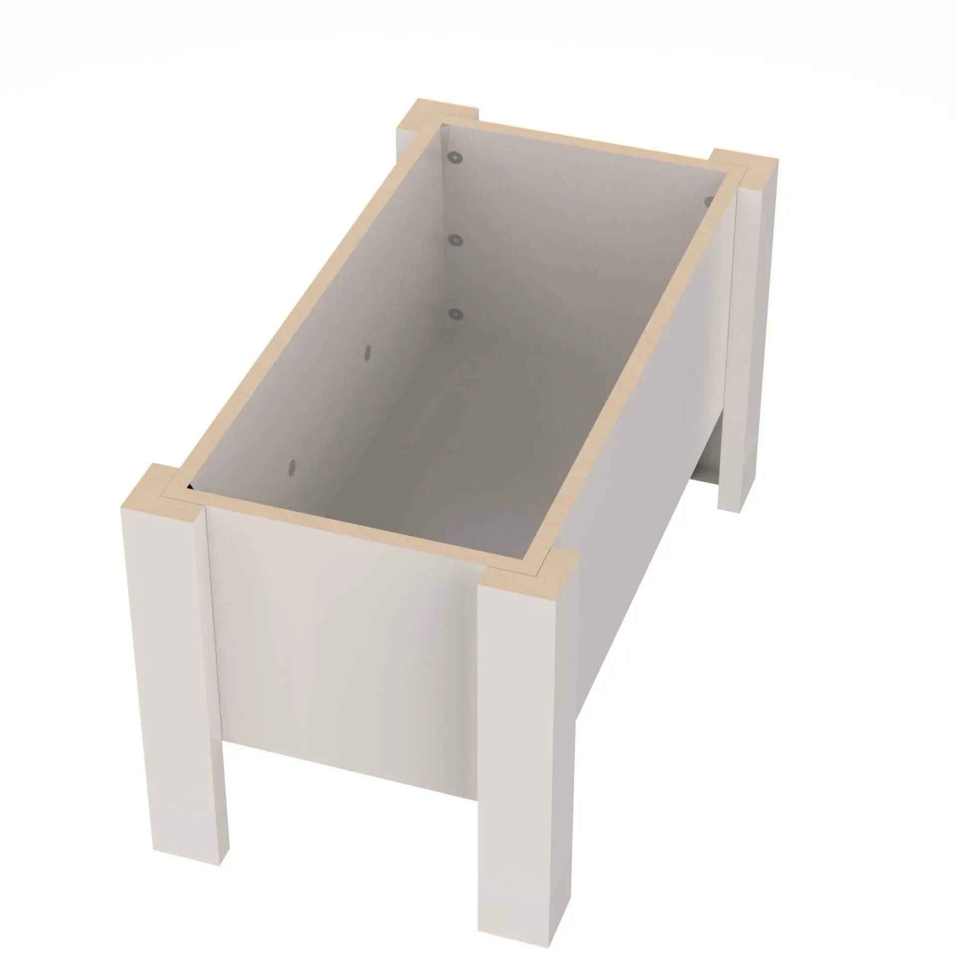 Personalized Elevated Dog Feeding Station with Stainless Steel Bowls - Stylish Storage Solution for Dogs of All Sizes in Dark Walnut GrooveThis Woodshop
