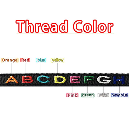 Personalized Nylon Cat Collar Breakaway with Bell - Custom Embroidered Text ID Collars with Pet Name and Phone Number Lsstore