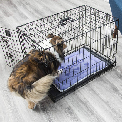 Personalized Pet Comfort Mat - Customizable Dog Bed Cushion for Crates, Carriers, and Kennels - Small Size - Available in Multiple Colors Custom Catch