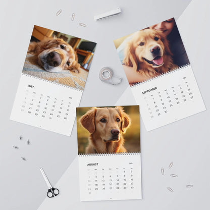 Personalized Pet Photo Calendar 2025 – Custom Wall Calendar with Your Pet’s Photos | 12-Month, Spiral-Bound | Dog Calendar CraftedEdge