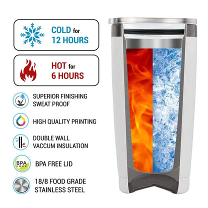 Personalized Photo Tumbler Custom Picture Text Name Travel Coffee Mug Cat Insulated Stainless Steel Cups Novelty Customized Gifts For Cats Pet Lovers Mom Women Dorris