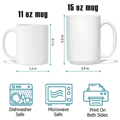 pundo authentic Custom Dog Dad Mug with Dogs Names Photo 3D Inflated Effect Printed Coffee Cup with Pictures White Ceramic 11 15 Oz Personalized Gifts for Men Daddy Pet Lovers Fathers day pundo authentic